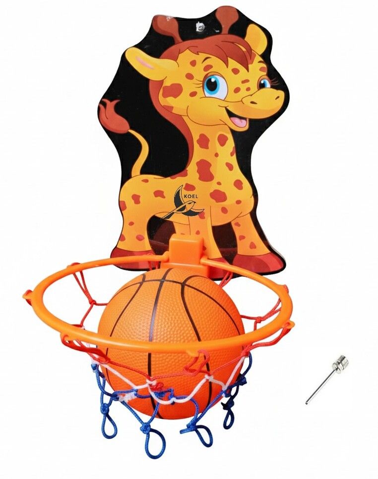 Giraffe Kids Basketball ring set Indoor Outdoor Basket Ball hoop Basketboard Basketball Ring-image-38