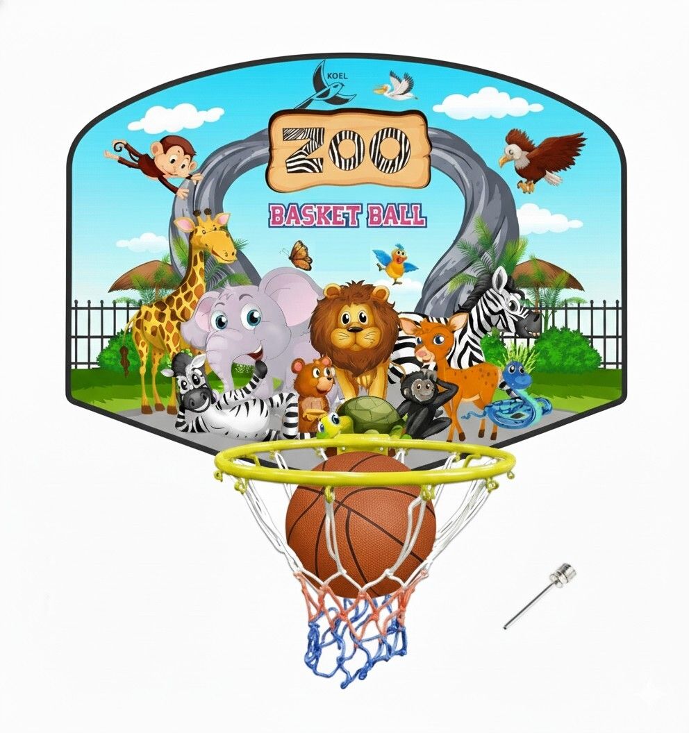 ZOO Basketball ring set Indoor and Outdoor Kit Basket Ball hoop Basketboard Basketball Ring-image-31