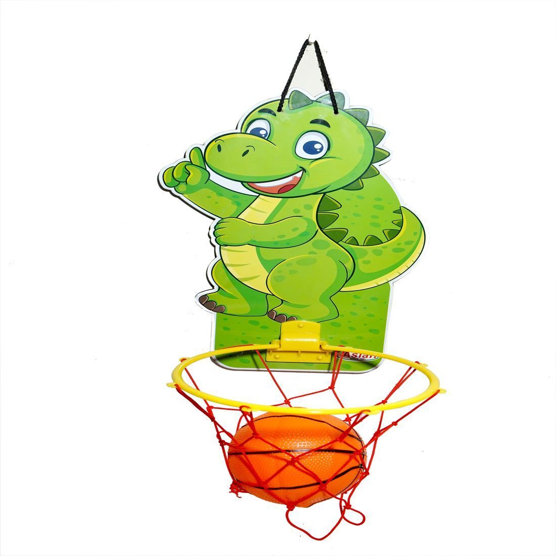 Dragon Wooden Basketball Hoop Toy with Ball and Hanging Board for Kids Basketball Ring