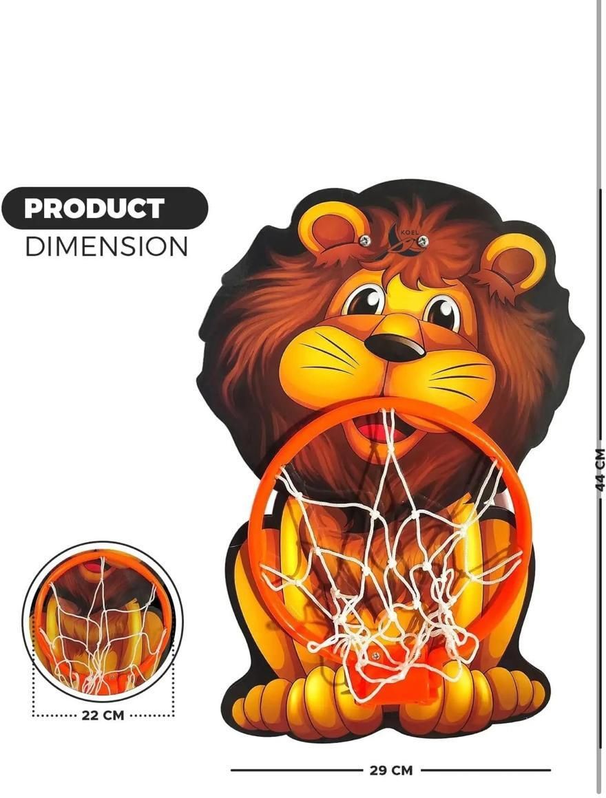 Basketball Ring for Kids with Backboard & Net | Age Up to 6 Years Basketball Ring-image-38