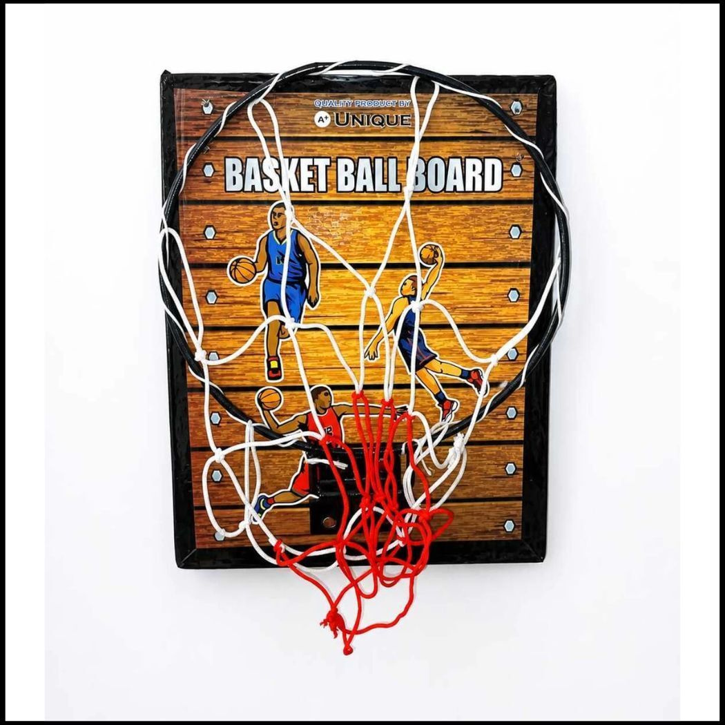 growmore Mini Basketball Board with Hoop Net-Wall Mounted Basketball-10 Basketball Ring-picture-48