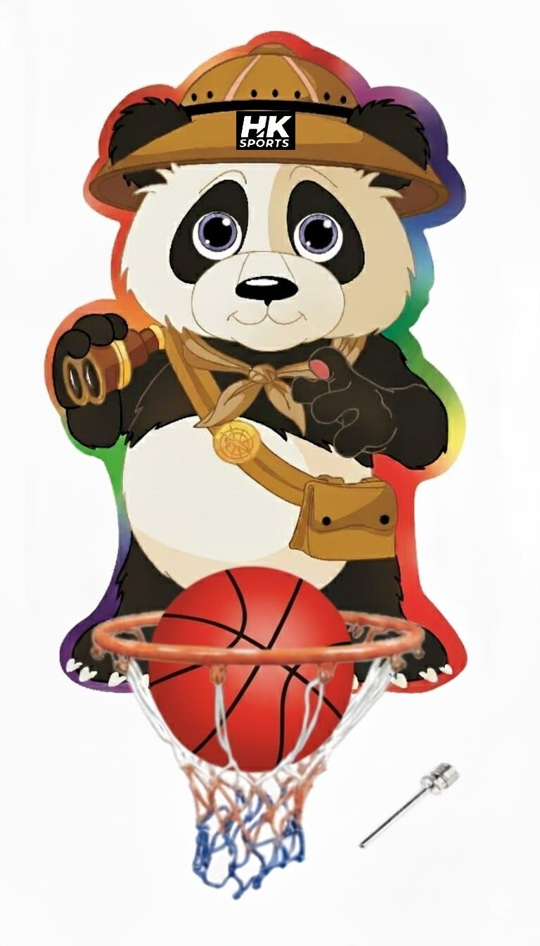 Panda Small Basketball ring set Indoor and Outdoor Basket Ball hoop Basketboard Basketball Ring-image-27