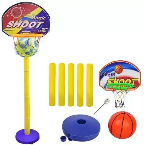 Basket Ball for Kids Basketball Set with 1 Extra Ball Basketball Ring-image-42
