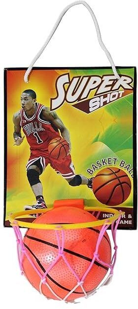 Basketball Toy Set for Kids Wall Hanging Indoor Foldable Basketball - Size: 4-image-23