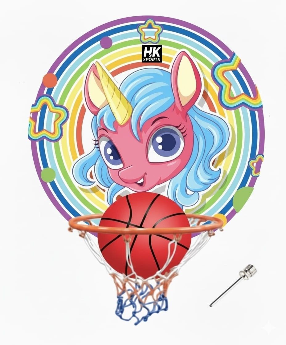 hk sports UNICORN Round Basketball ring set Indoor Outdoor Basket Ball hoop Basketboard Basketball Ring-picture-35