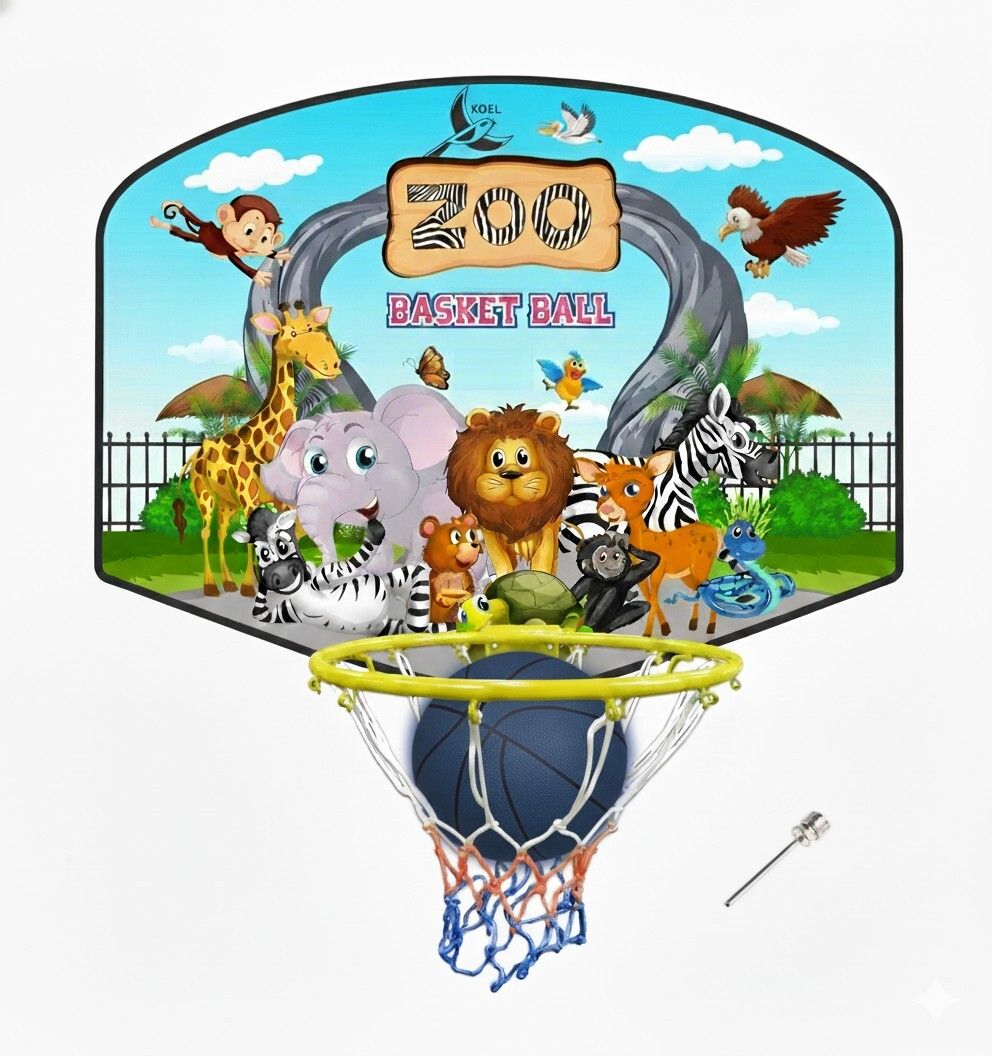 ZOO Basketball ring set Indoor Outdoor Kit Basket Ball hoop Basketboard Basketball Ring-image-32