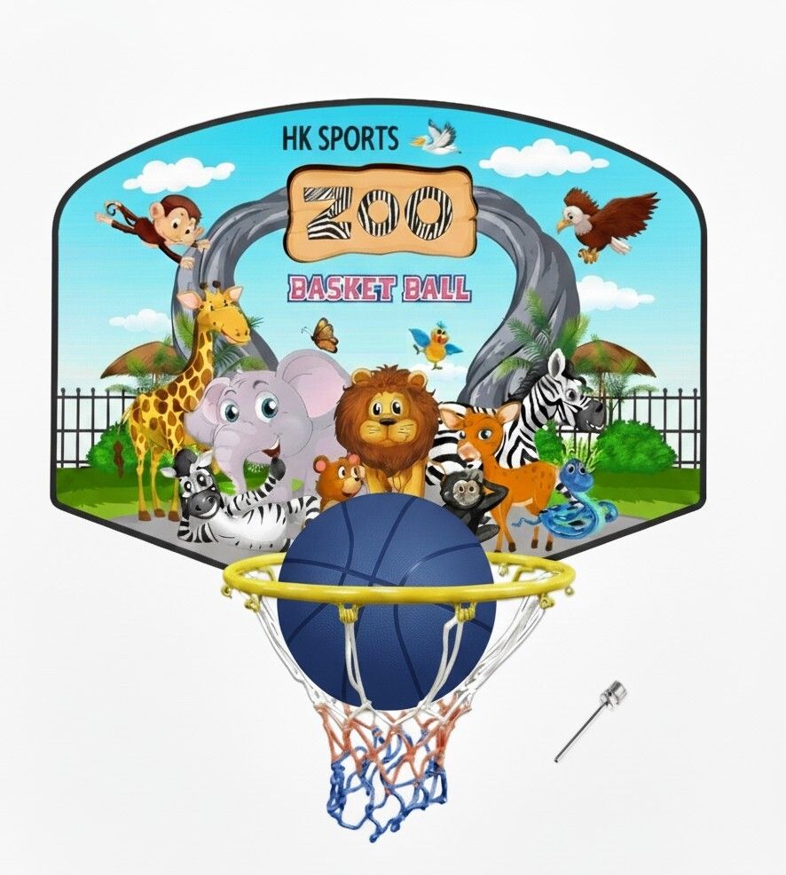ZOO Basketball ring set Indoor and Outdoor Kit Basket Ball hoop Basketboard Basketball Ring-image-35