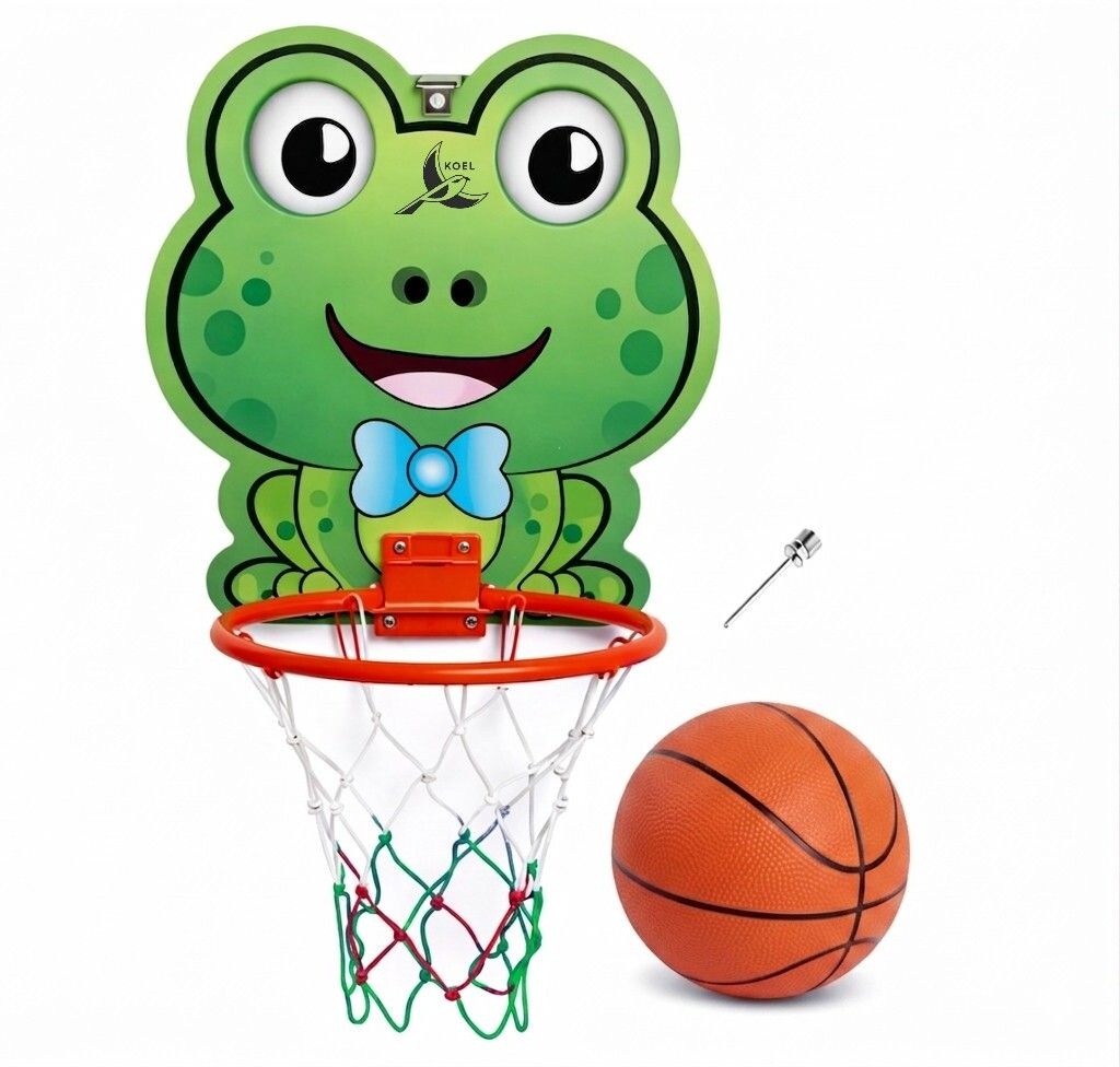 koel Frog Shaped Basketball ring set Indoor Outdoor Basket Ball hoop Basketboard Basketball Ring-picture-16
