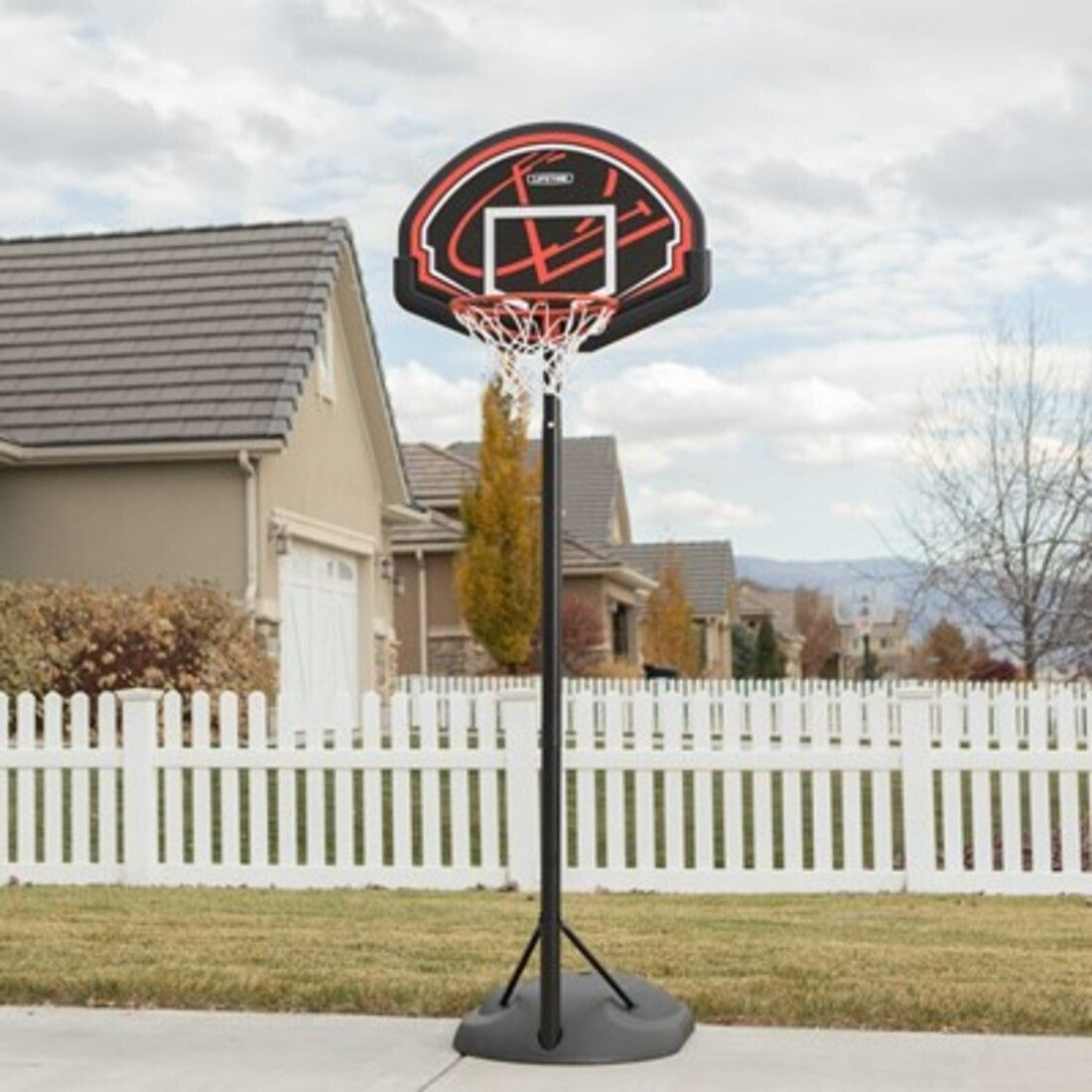 Lifetime Portable Basketball Hoop with pole -Adjustable Height, Easy Setup Basketball Ring-picture-14