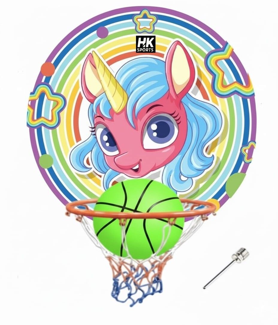 hk sports UNICORN Round Basketball ring set Indoor Outdoor Kit Basket Ball hop Basketboard Basketball Ring-picture-28