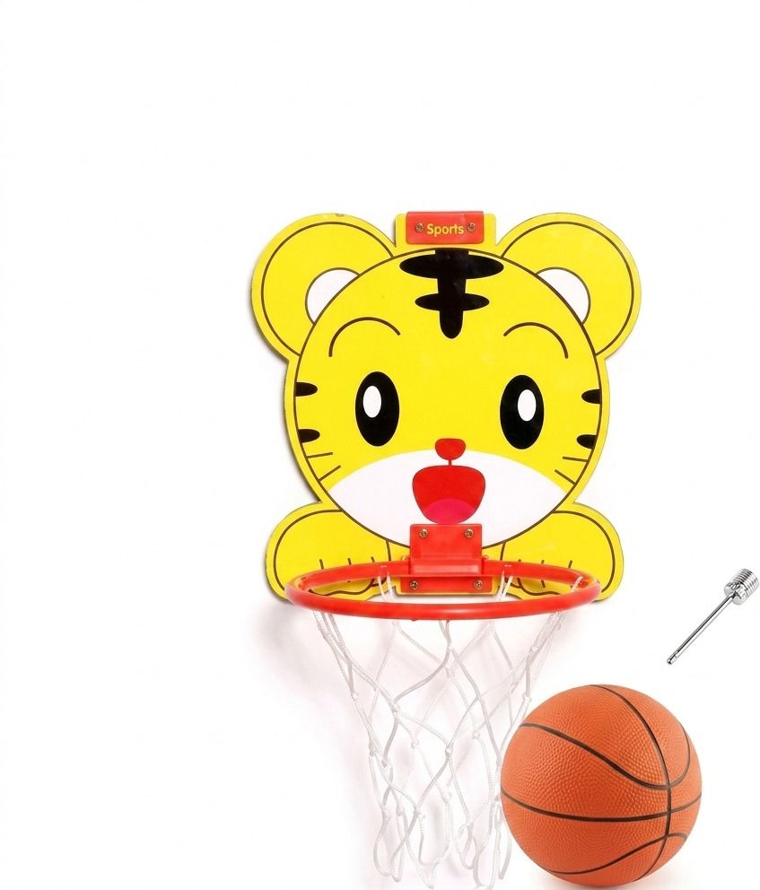 Kitty Basketball Set for Kids with Hoop Ball & Net Indoor Outdoor Sports Toy Basketball Ring-image-45