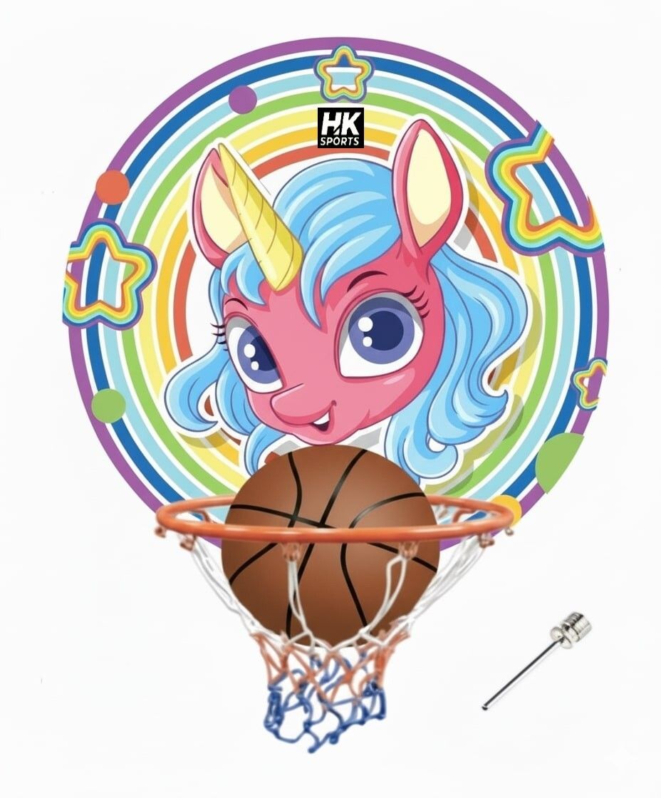 hk sports UNICORN Round Basketball ring set Indoor Outdoor Basket Ball hoop Basketboard Basketball Ring-picture-10