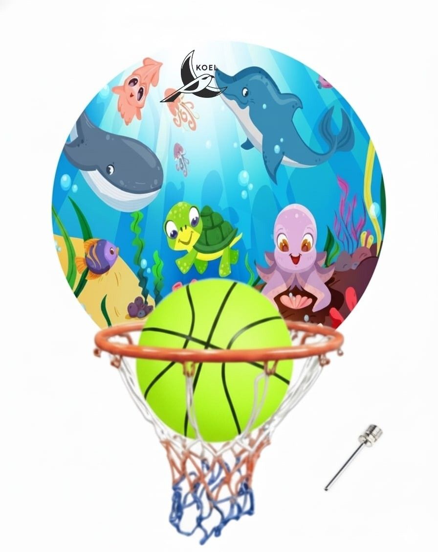 Aquatic Round Basketball ring set Indoor Outdoor Basket Ball hoop Basketboard Basketball Ring-image-28