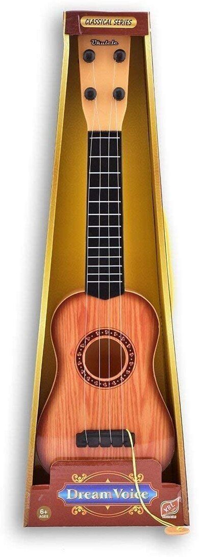 Brown Acoustic Bass Guitar-image-1