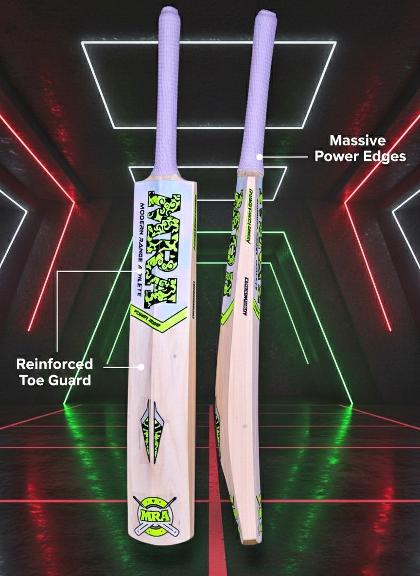 modern range athlete Yellow cricket bat tennis Poplar Willow Cricket Bat For 10 - 12 Yrs-picture-19