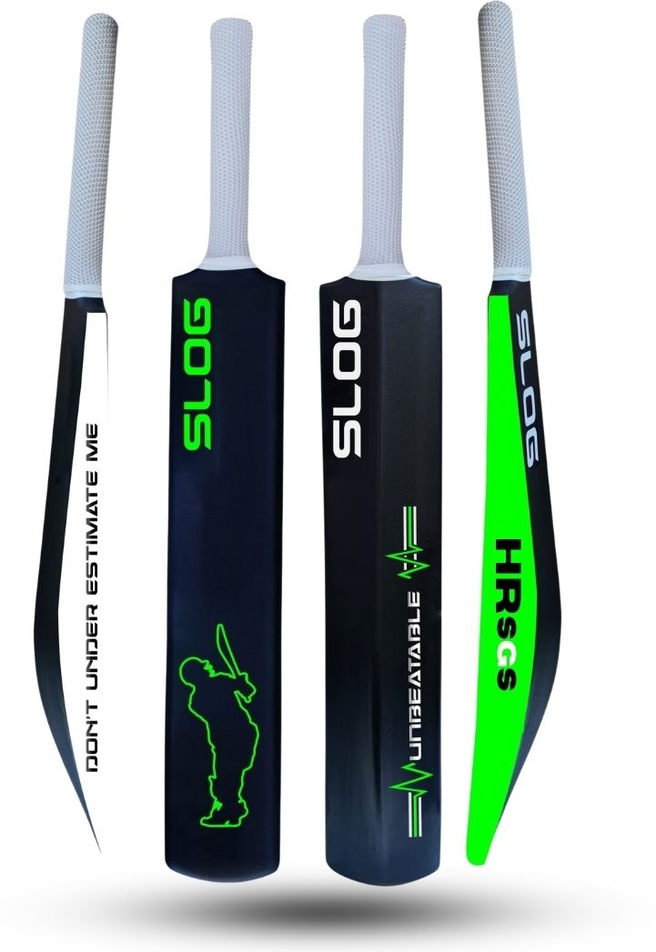 THE ORIGINAL Slog Full Size (Ideal for 15+) Hard PLastic For tennis Ball PVC/Plastic CricketBat For 15+ Yrs