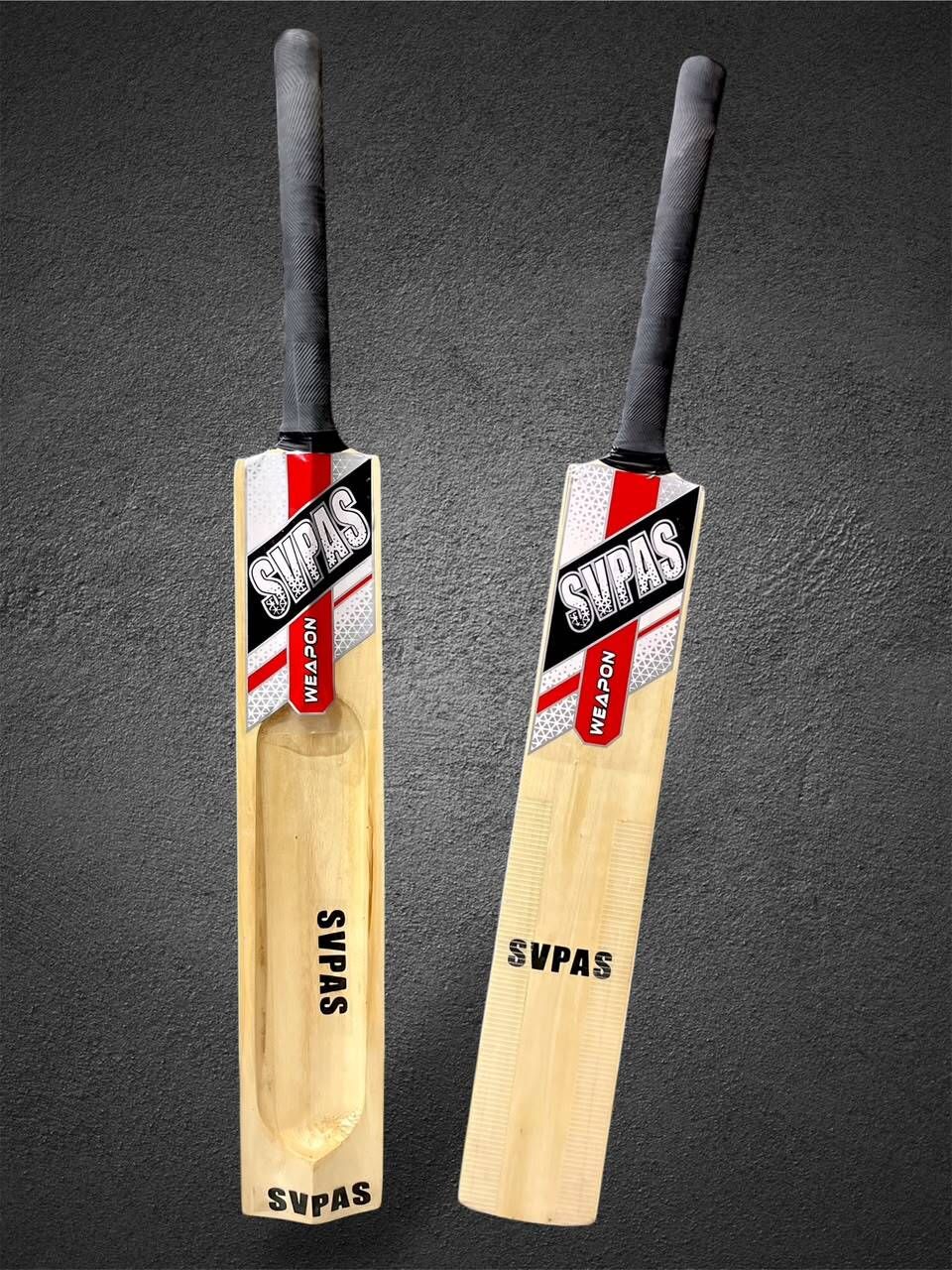 Red Pro Scoop cricket bat Poplar Willow Cricket Bat For 10 - 12 Yrs-image-14