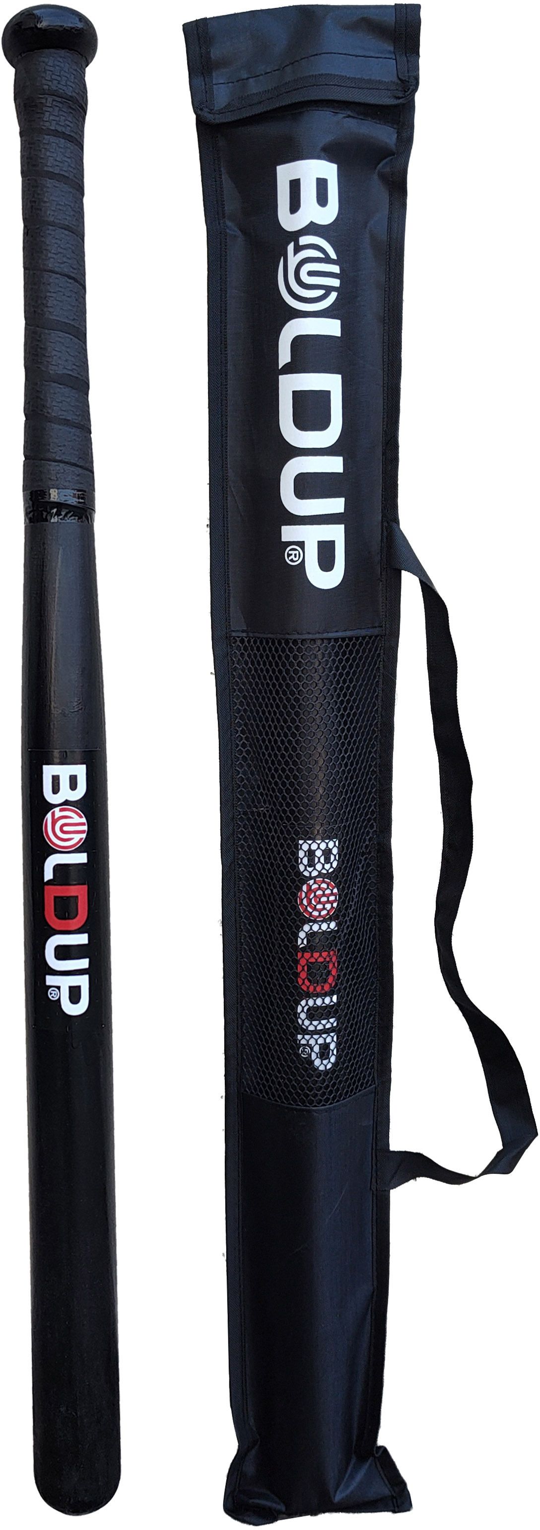 boldup Baseball bat Wooden - Heavy Duty for Self Defence Willow Baseball Bat With Cover Willow BaseballBat For 15+ Yrs-picture-45