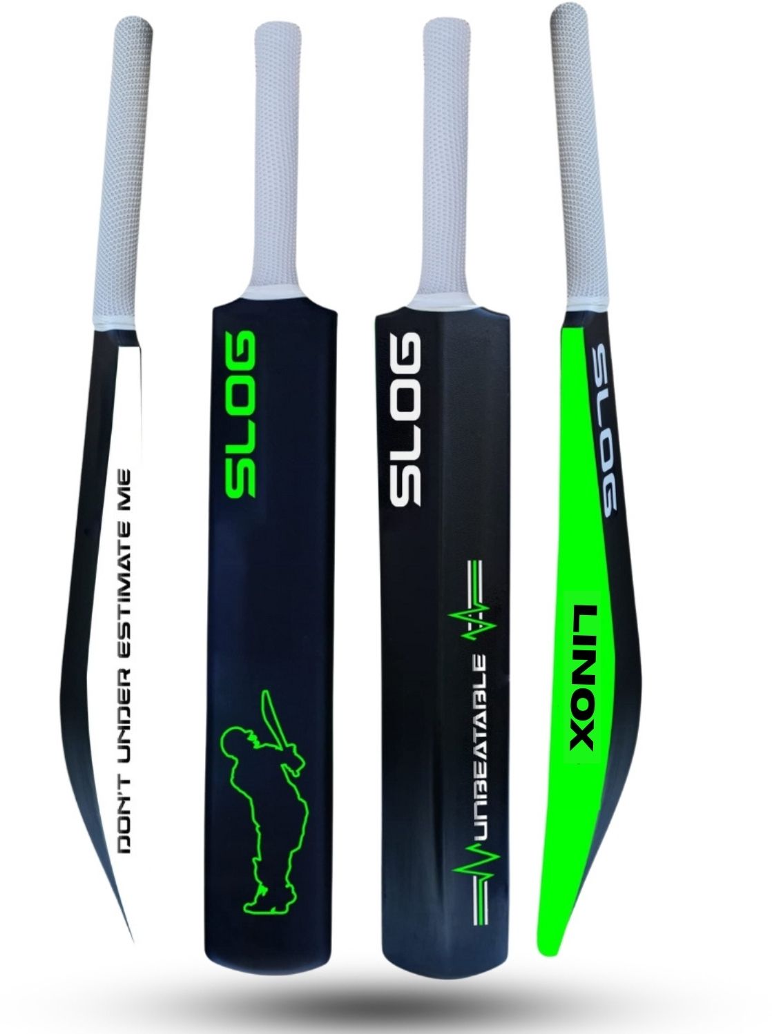 linox THE ORIGINAL Slog Full Size (Ideal for 15+) Hard PLastic For tennis Ball PVC/Plastic Cricket Bat For 15+ Yrs-picture-10