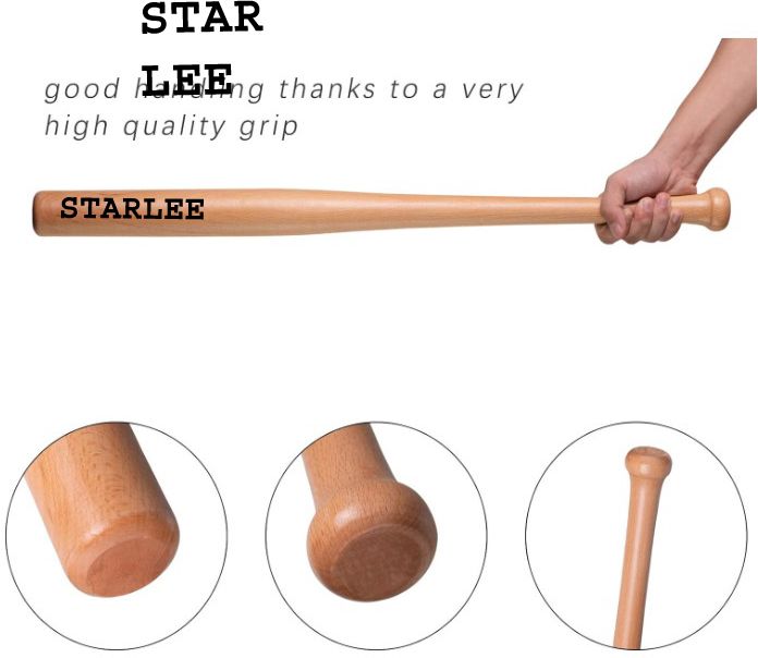 seven star meerut STARLEE-9.1 Heavy Duty Natural Wood Baseball Bat classic baseball {n@tural} Willow BaseballBat For 15+ Yrs-picture-47