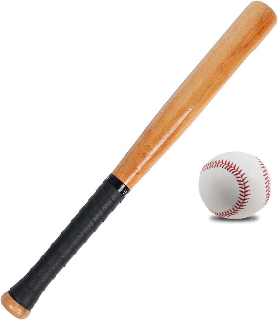 Wooden BaseBall Bat Long Durable With Base Ball Willow BaseballBat For 15+ Yrs-image-34