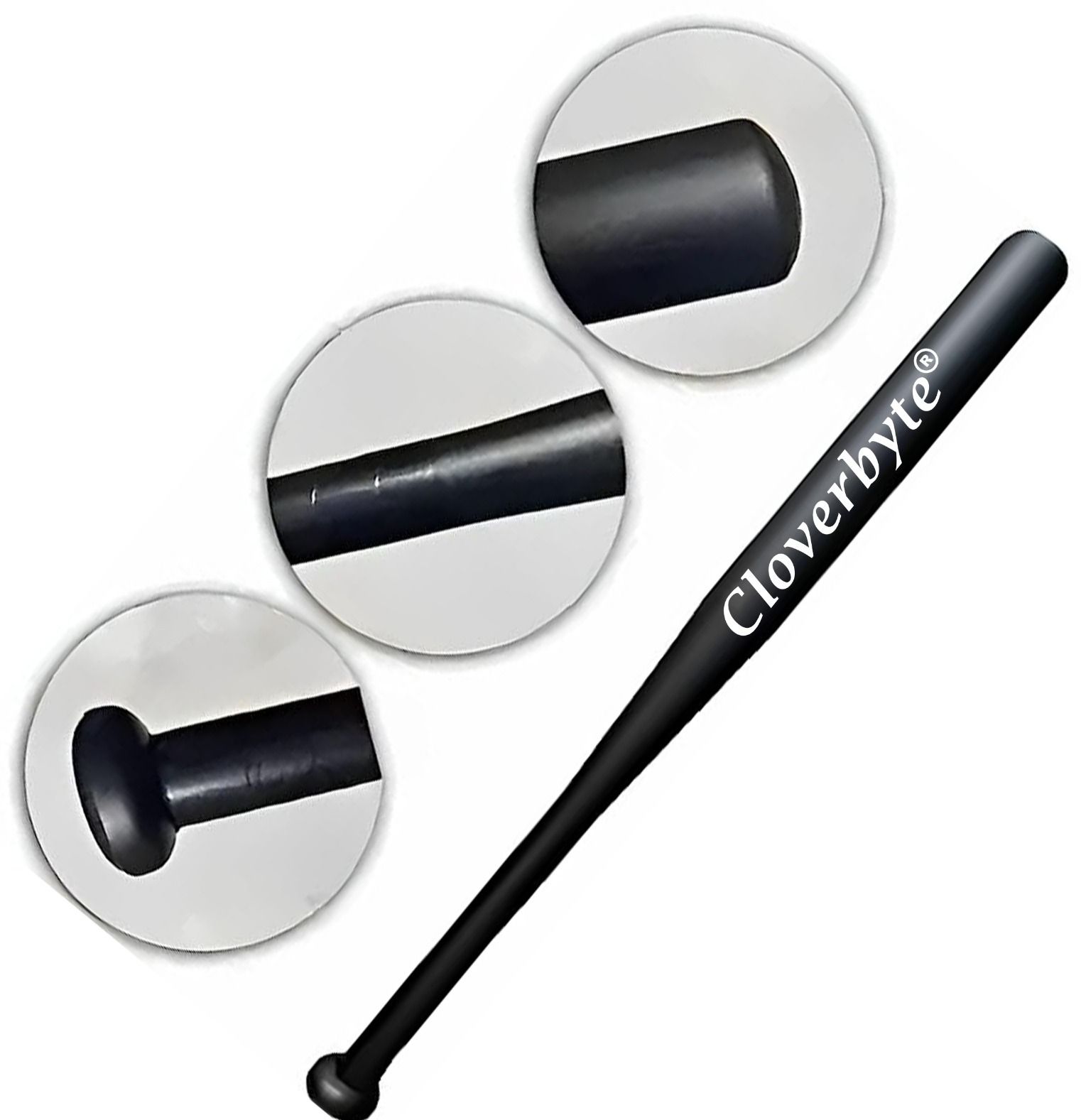 31'Inch Wooden Black Baseball Bat For Safety with Rubber Grip Willow BaseballBat For 15+ Yrs-image-30