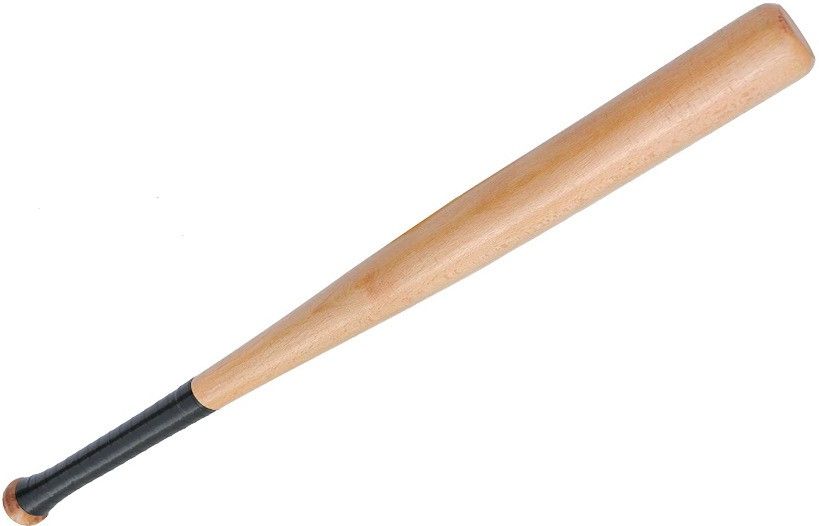 RJM-9 Heavy Duty Natural Wood Baseball Solid Bat Willow BaseballBat For 15+ Yrs