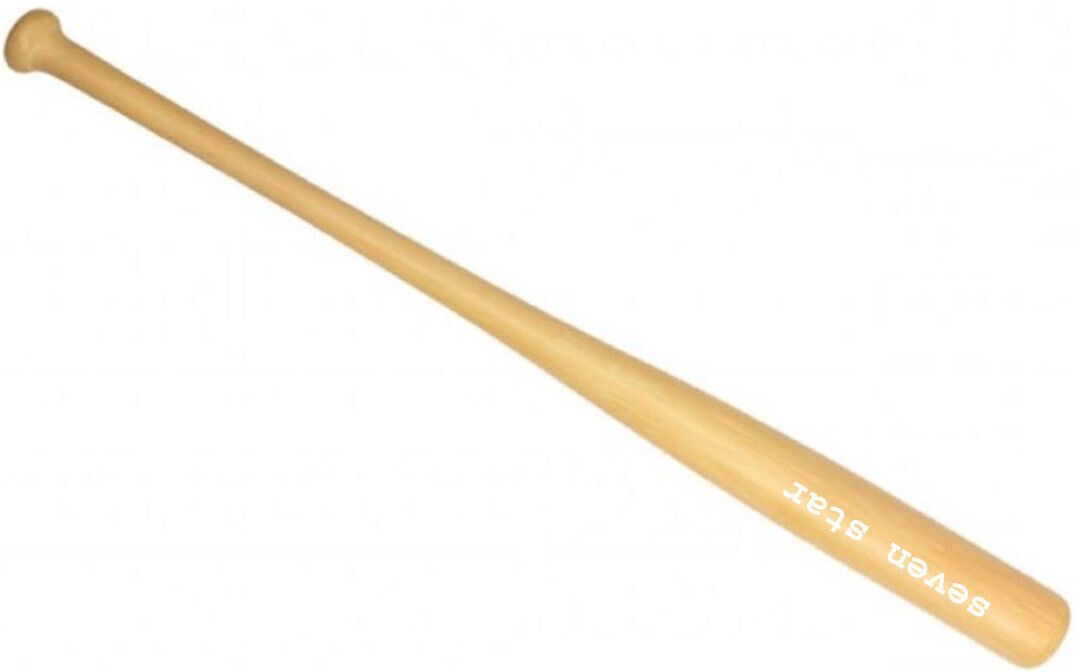 STARLEE-24 Heavy Duty Natural Wood Baseball Bat classic baseball {burn} Willow Baseball Bat For 15+ Yrs-image-39