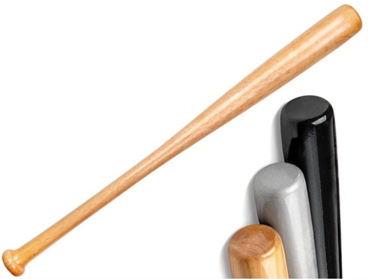 Poplar Willow Wooden Baseball Bat, Natural Finish, 32.5 Inch Willow Baseball Bat For 15+ Yrs-image-1