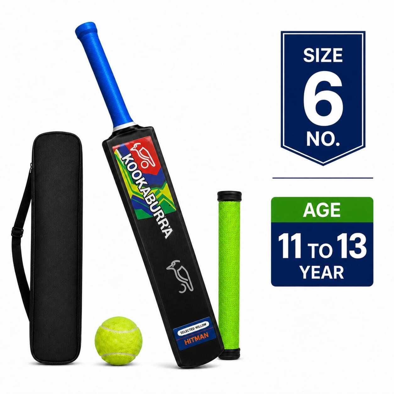 PVC/PLASTIC BAT FOR 11 TO 13 YRS WITH COVER, TENNIS BALL & GRIP PVC/Plastic Cricket Bat For 11 - 13 Yrs-image-30