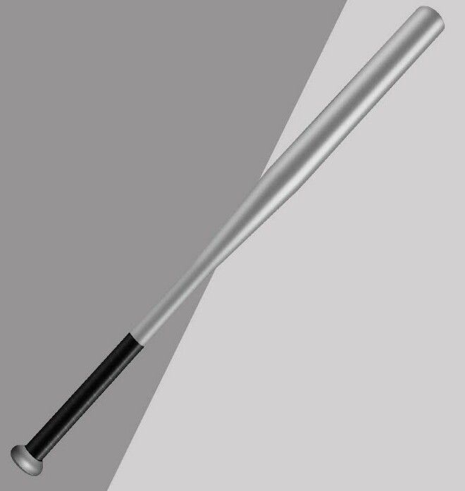 ysiglobal silver cv089 Heavy Duty Natural Wood Baseball Willow BaseballBat For 15+ Yrs