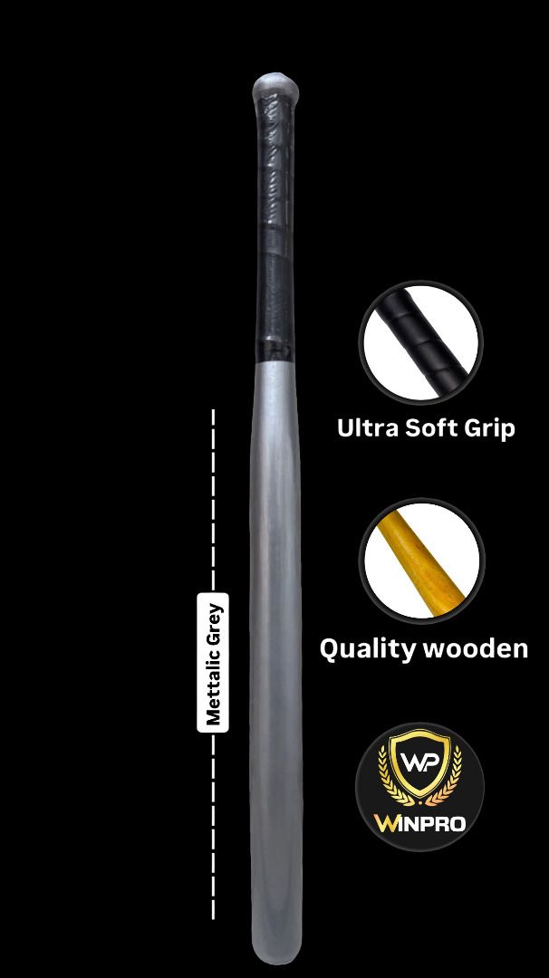 WOODEN BASEBAT Willow Baseball Bat For 15+ Yrs-image-44