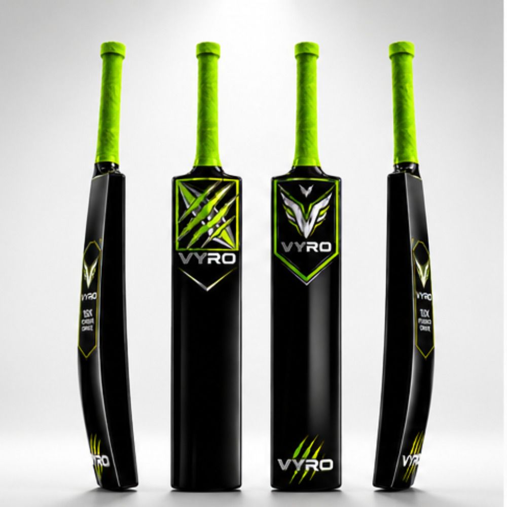vyro Professional Plastic Cricket Bat for Tennis Ball Outdoor Practice PVC/Plastic Cricket Bat For 15+ Yrs-picture-0