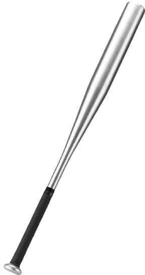 hackerx 34 Inches Non Slip Metal Alloy Baseball bat with Rubber Grip Silver Alloy Baseball Bat For 15+ Yrs-picture-18