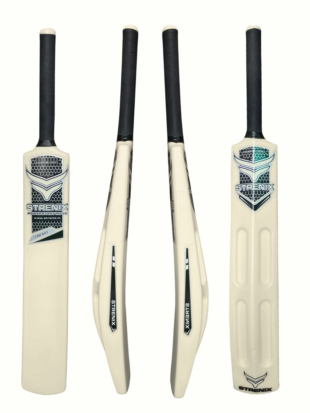 8 No Bat 34 Inch 800g, Heavy-Duty Plastic with Cushioned Grip Powerful Play PVC/Plastic Cricket Bat For 15+ Yrs