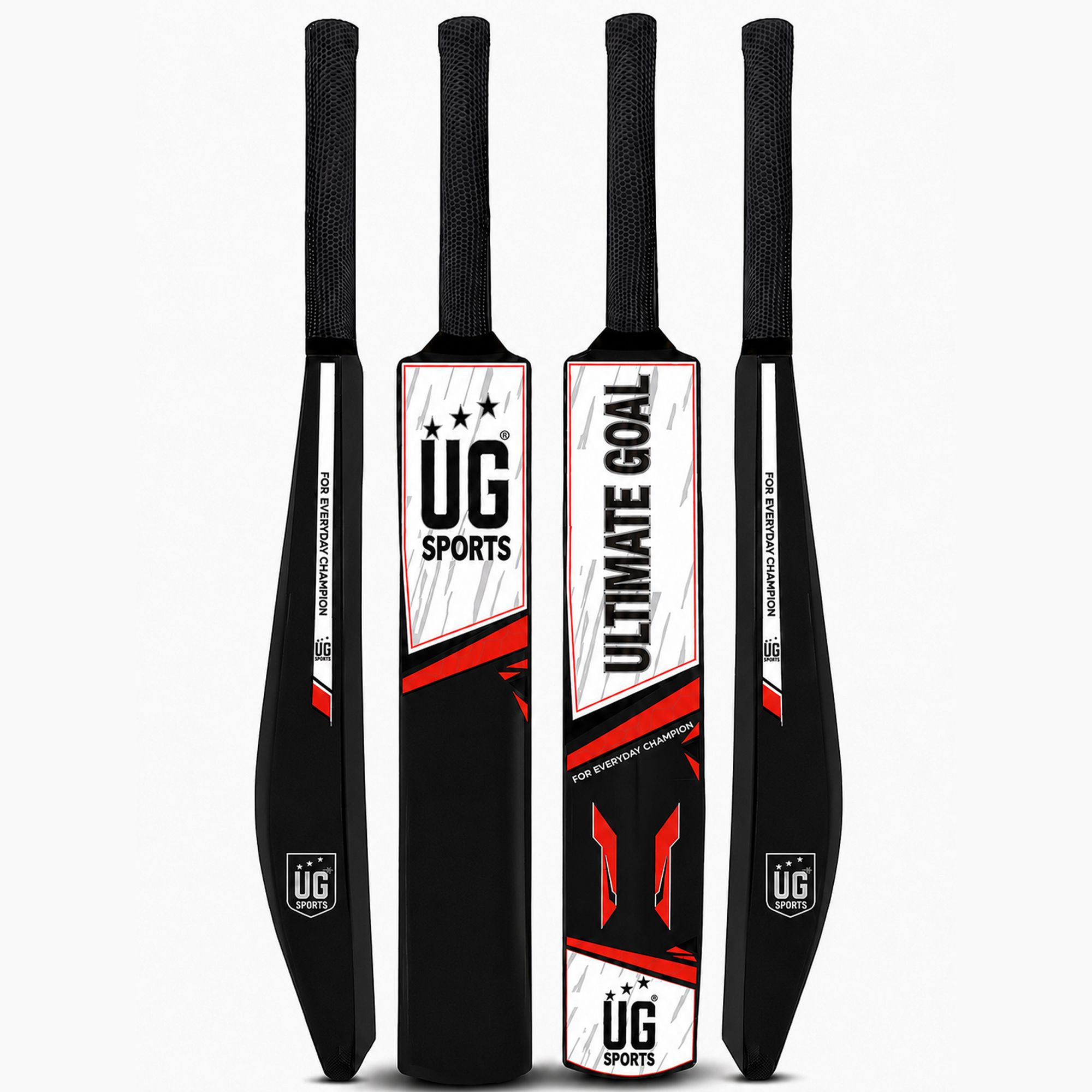 ug sports TurboHit Printed Black PVC/Plastic Cricket Bat for Youth | (31.4 x 4 Inch) PVC/Plastic Cricket Bat For 15+ Yrs-picture-40