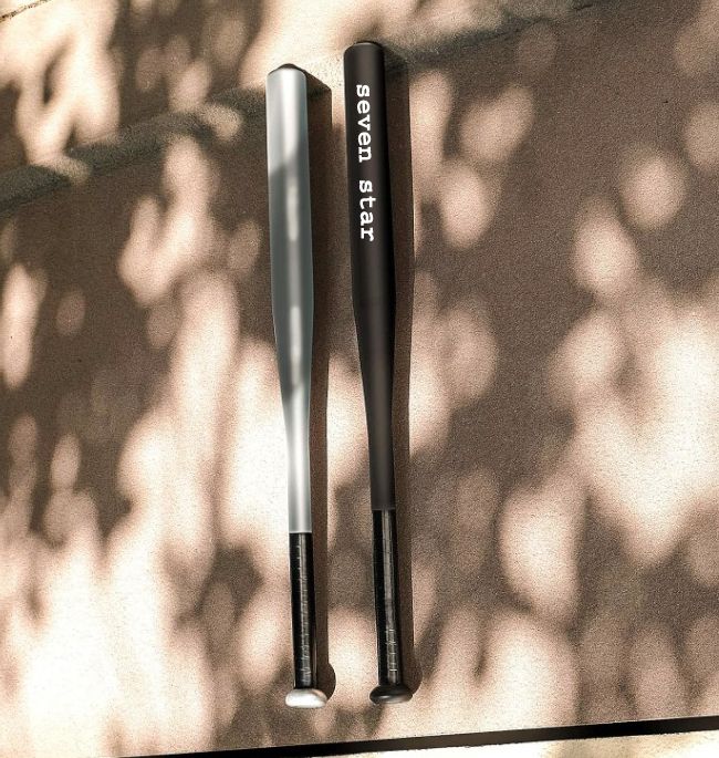 STARLEE-20 Heavy Duty Natural Wood Baseball Bat classic baseball {BLACK} Willow BaseballBat For 15+ Yrs