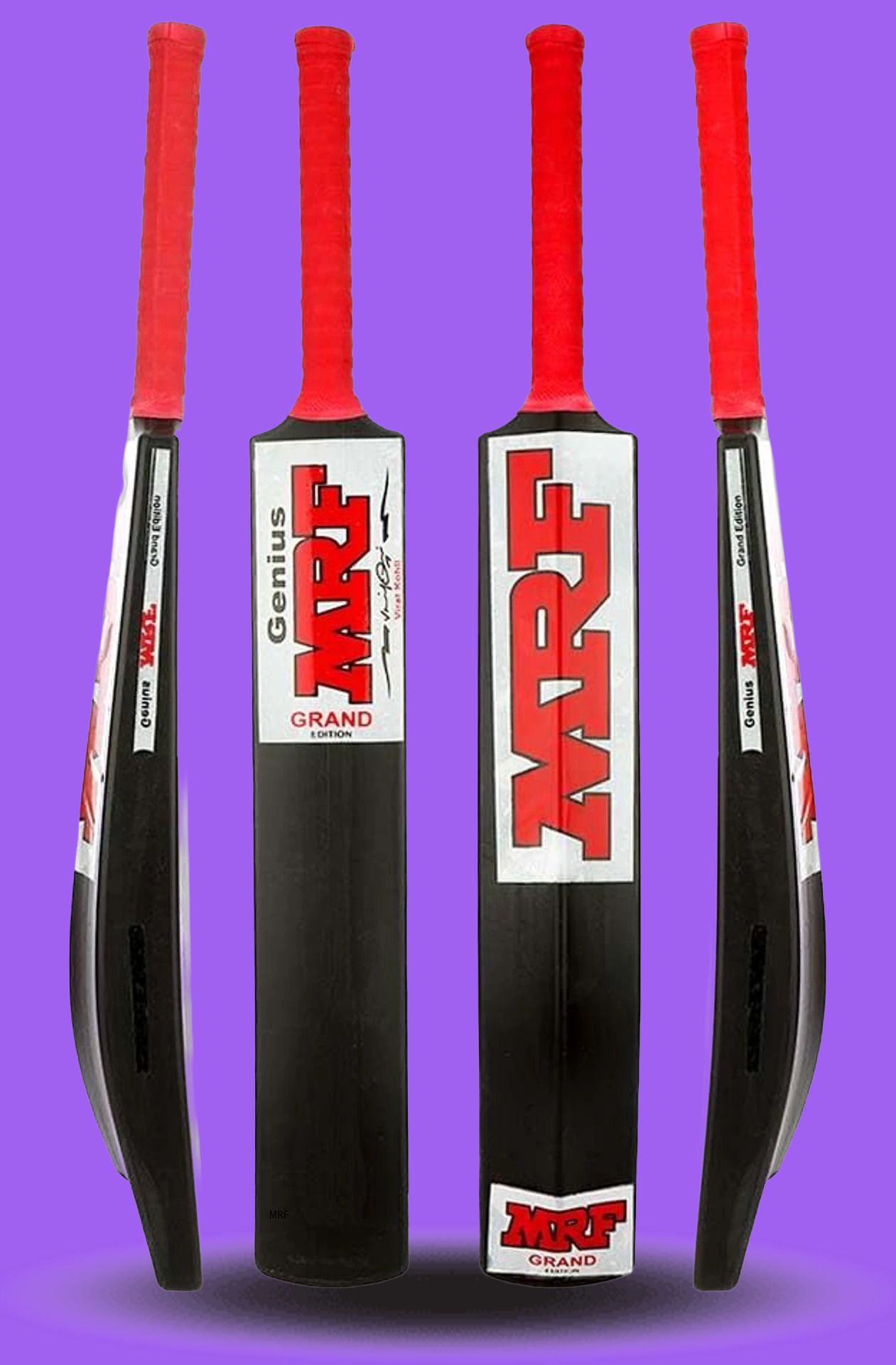 mrf Virat Kholi Genius Edition Poplar bat SQSS PVC/Plastic Cricket Bat For 15+ Yrs-picture-26
