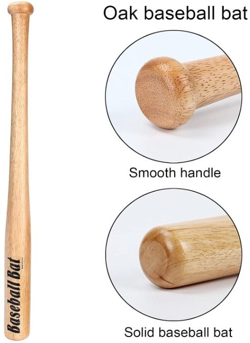 yash industries meerut YSIGLOBEL@ Heavy Duty Natural Wood Baseball Bat unisex baseball Willow BaseballBat For 15+ Yrs-picture-21
