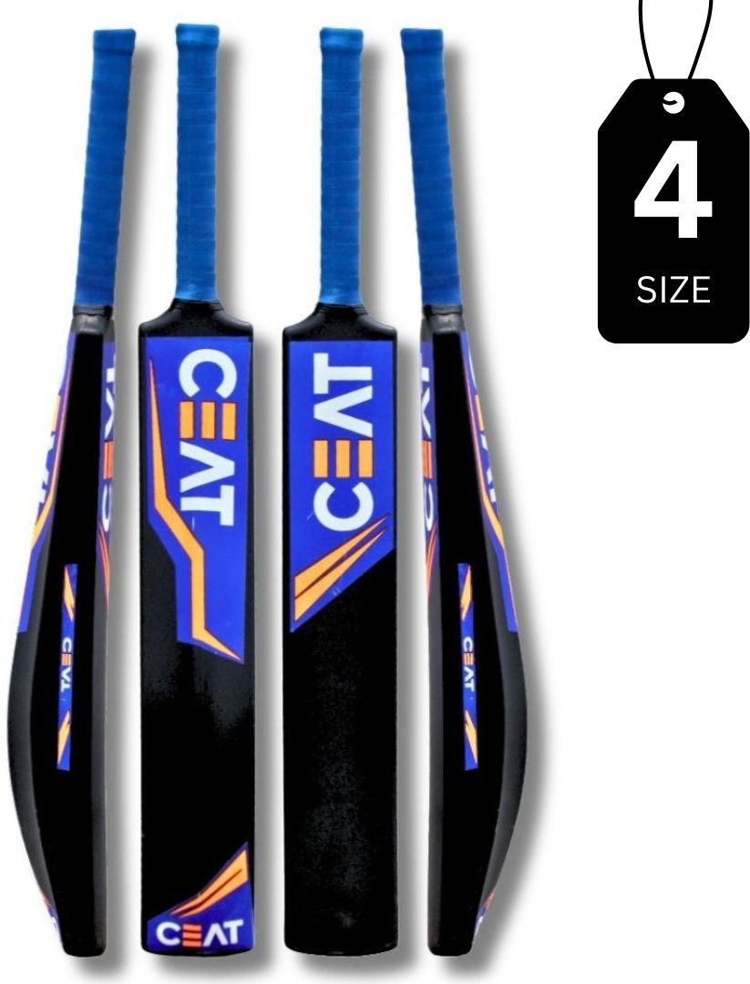 Hitman Hard Plastic/Fiber Tennis Ball Cricket Bat for Kids PVC/Plastic Cricket Bat For 9 - 11 Yrs