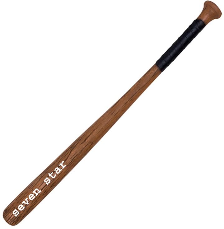 7 *star Heavy Duty Natural Wood Baseball Bat Self Defense clssic baseball {burn} Willow BaseballBat For 15+ Yrs-image-34