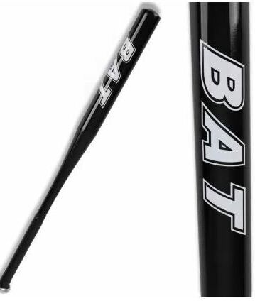 ysiglobal black-456 Heavy Duty Natural Wood Baseball Willow BaseballBat For 15+ Yrs