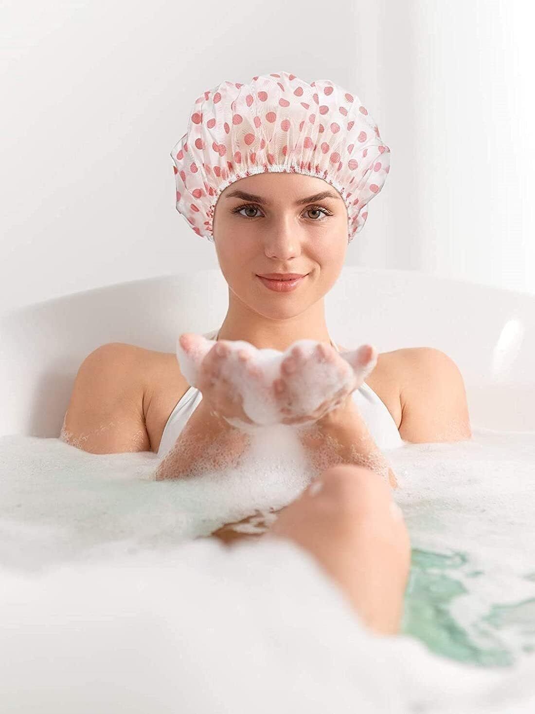 ridhkesh enterprise Cap Girls Shower Cap Adults Women Girls Men Kids Babies-picture-35