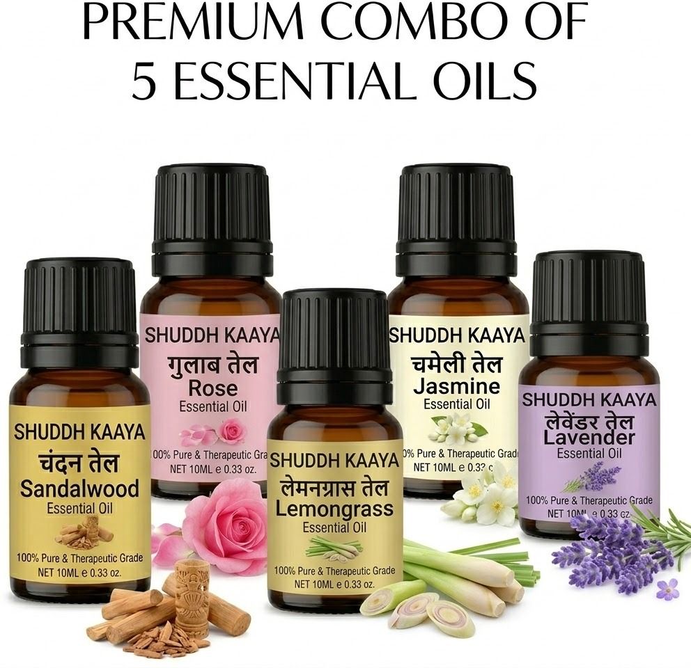 Essential Oils - Sandalwood, Rose, Jasmine, Lemongrass & Lavender-image-35