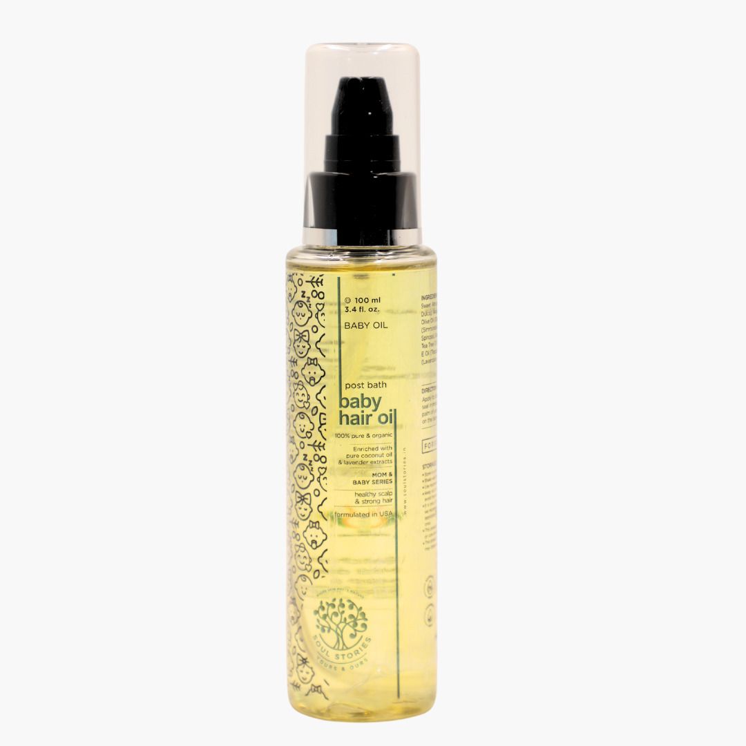 Baby Hair Oil for Gentle Nourishment,Scalp Hydration,100% Pure, Natural Hair Oil-image-45