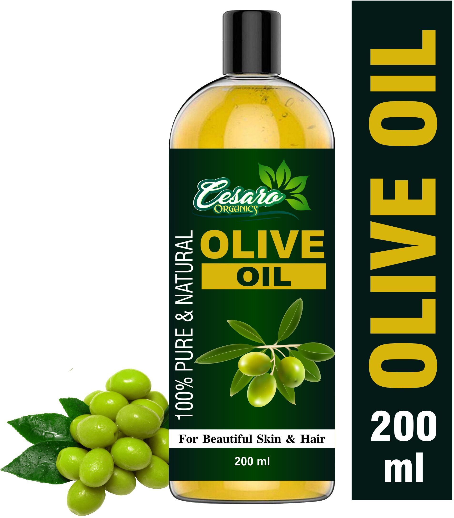 Extra Virgin Olive Oil (Cold Pressed) for Skin, Hair, Face & Body Massage Oil