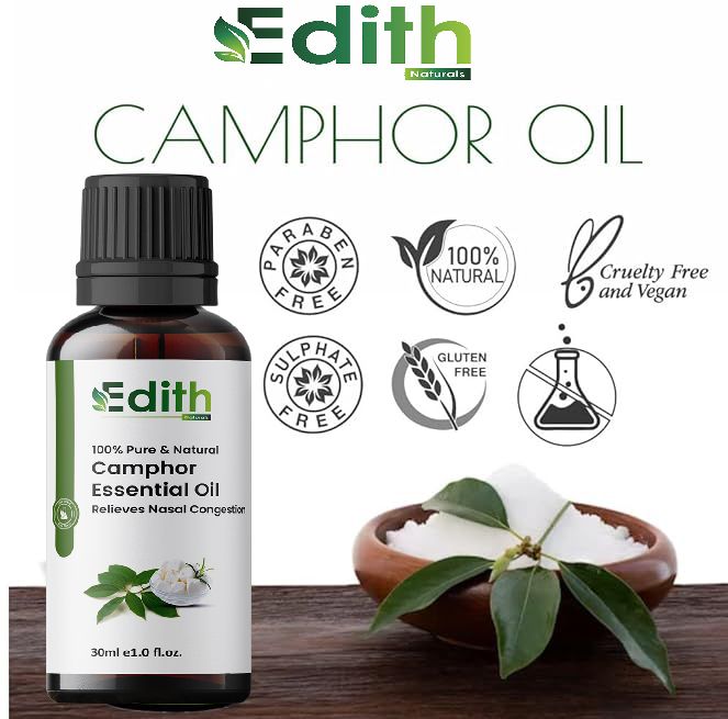 edith natural's Camphor essential oil -100% natural , pure and undiluted-picture-17
