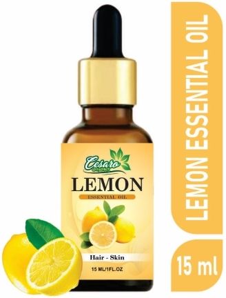 Lemon Essential Oil for Face, Hair, Skin, Nails, Home Cleaning and Aromatherapy