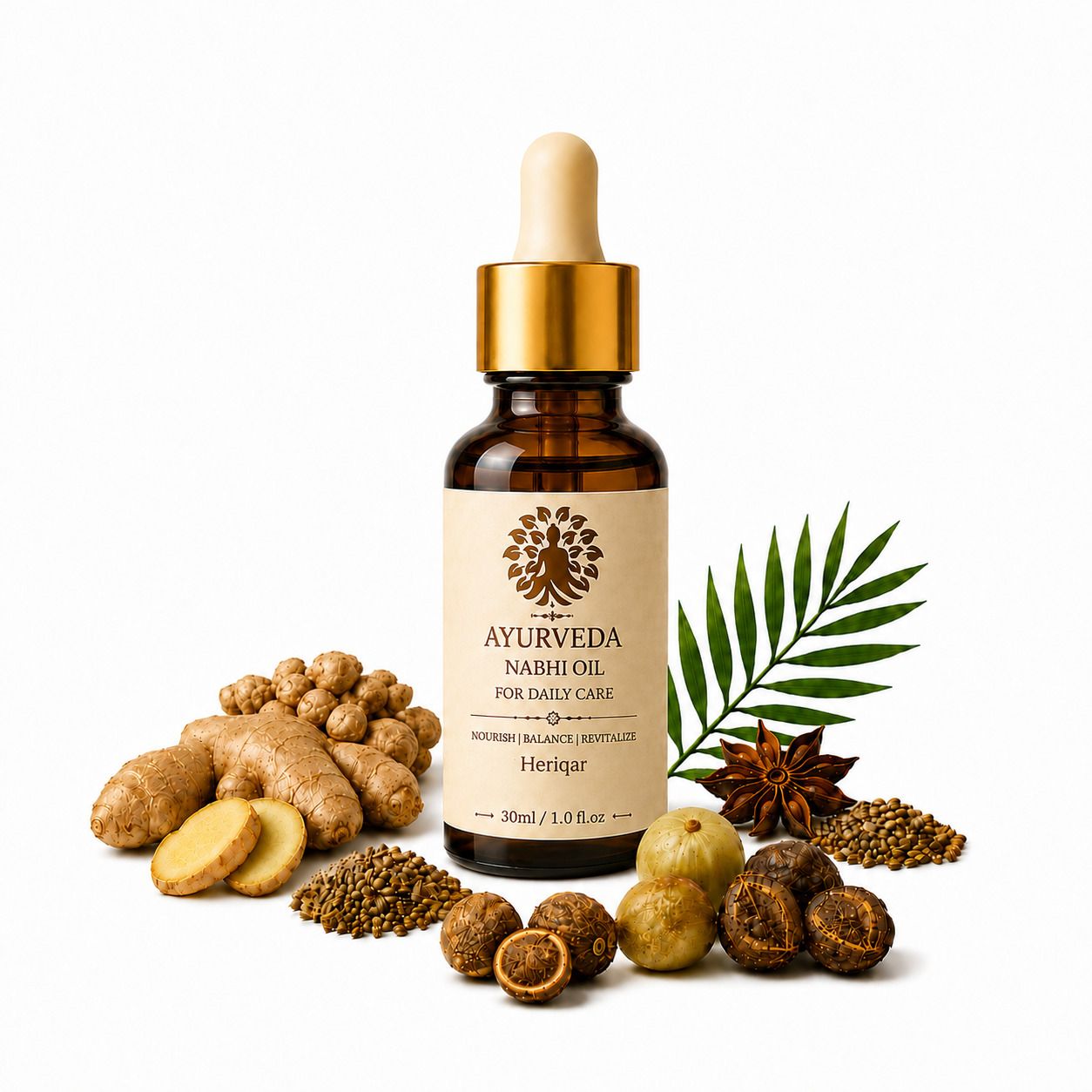 heriqar Ayurvedic Nabhi Oil For Weight Loss,Digestion,Fat Burn,Stress Relief-picture-38