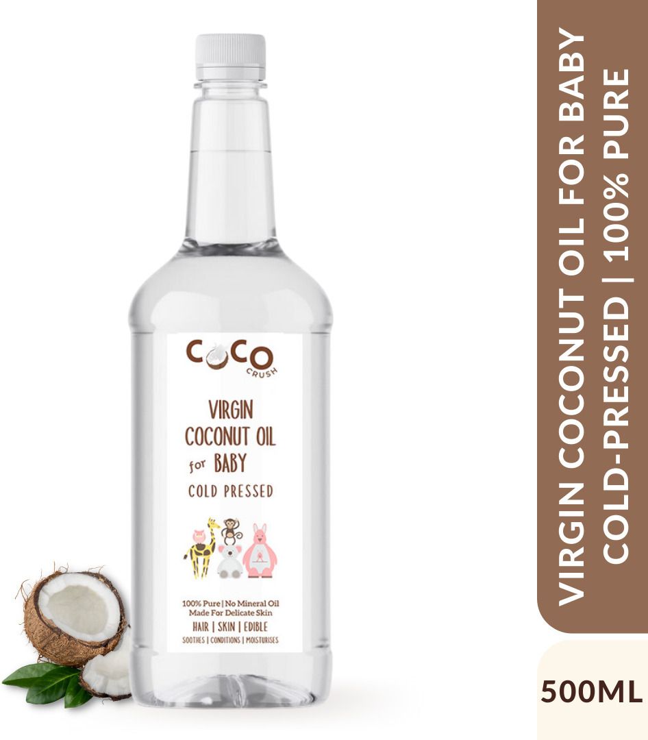 Coconut Oil for Baby Massage | Virgin, Cold Pressed, Pure & Natural | Body, Hair-image-20